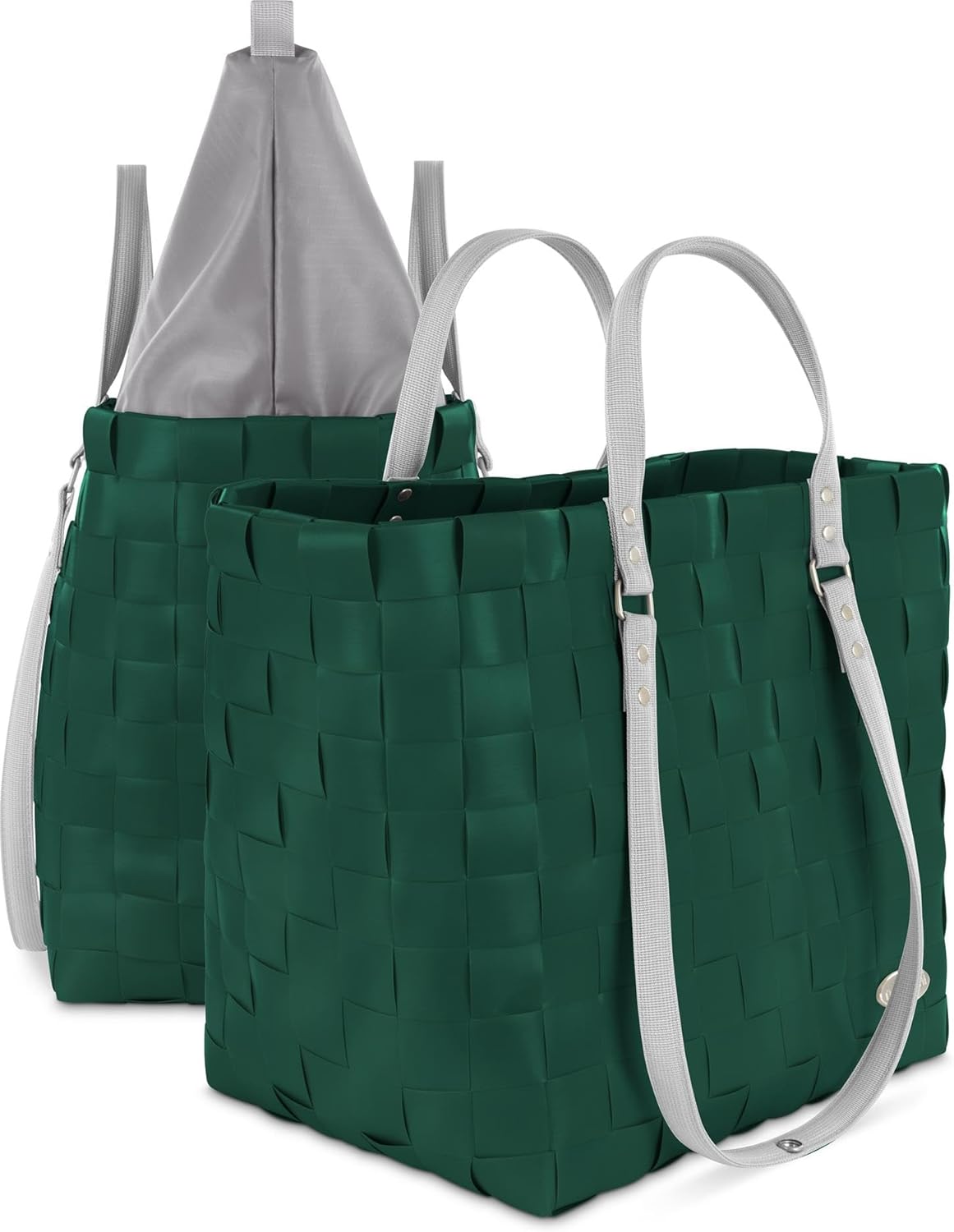 Erweiterbarer Einkaufskorb mit langen und kurzen Griffen (25 L), Classic / Blossom, Einheitsgrösse