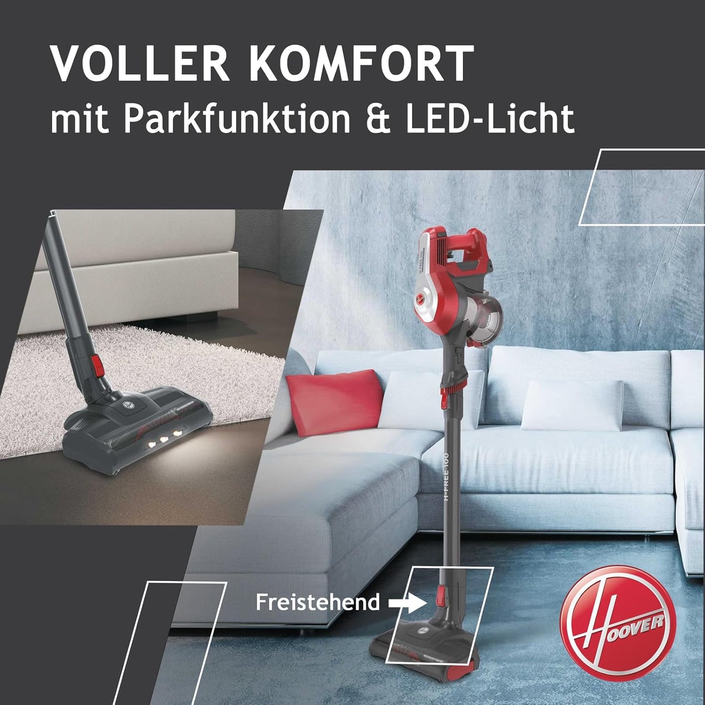 Kabelloser Akkustaubsauger H-Free 100 Home, Home
