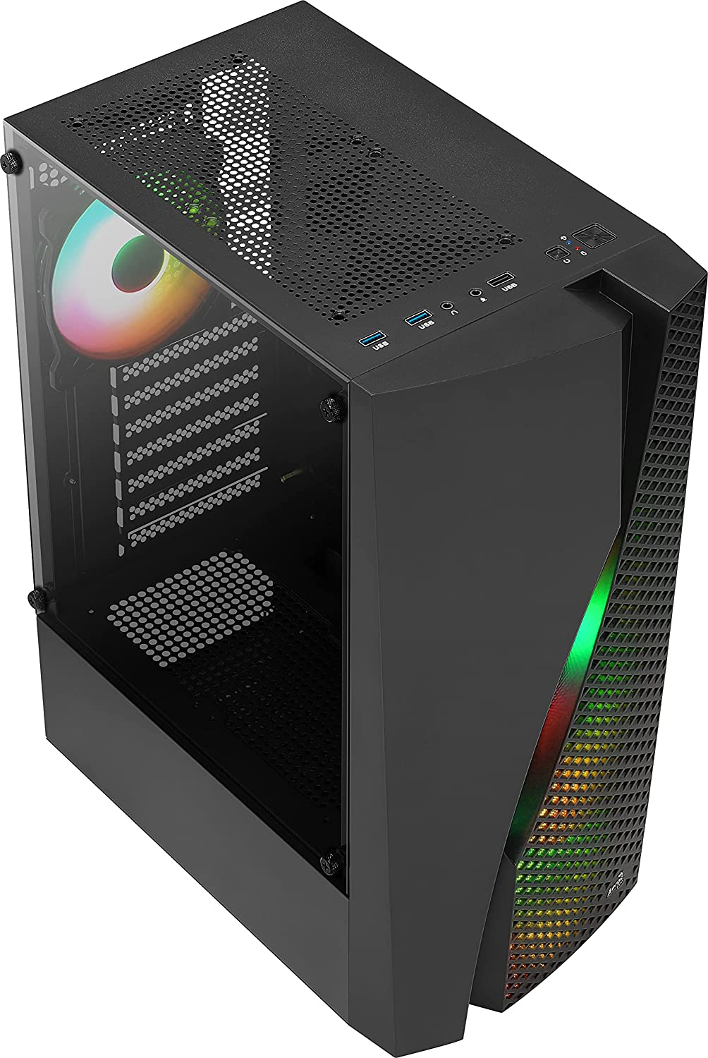 Wave-G-BK-v3, Tower-Gehäuse, Schwarz WAVEBKV3