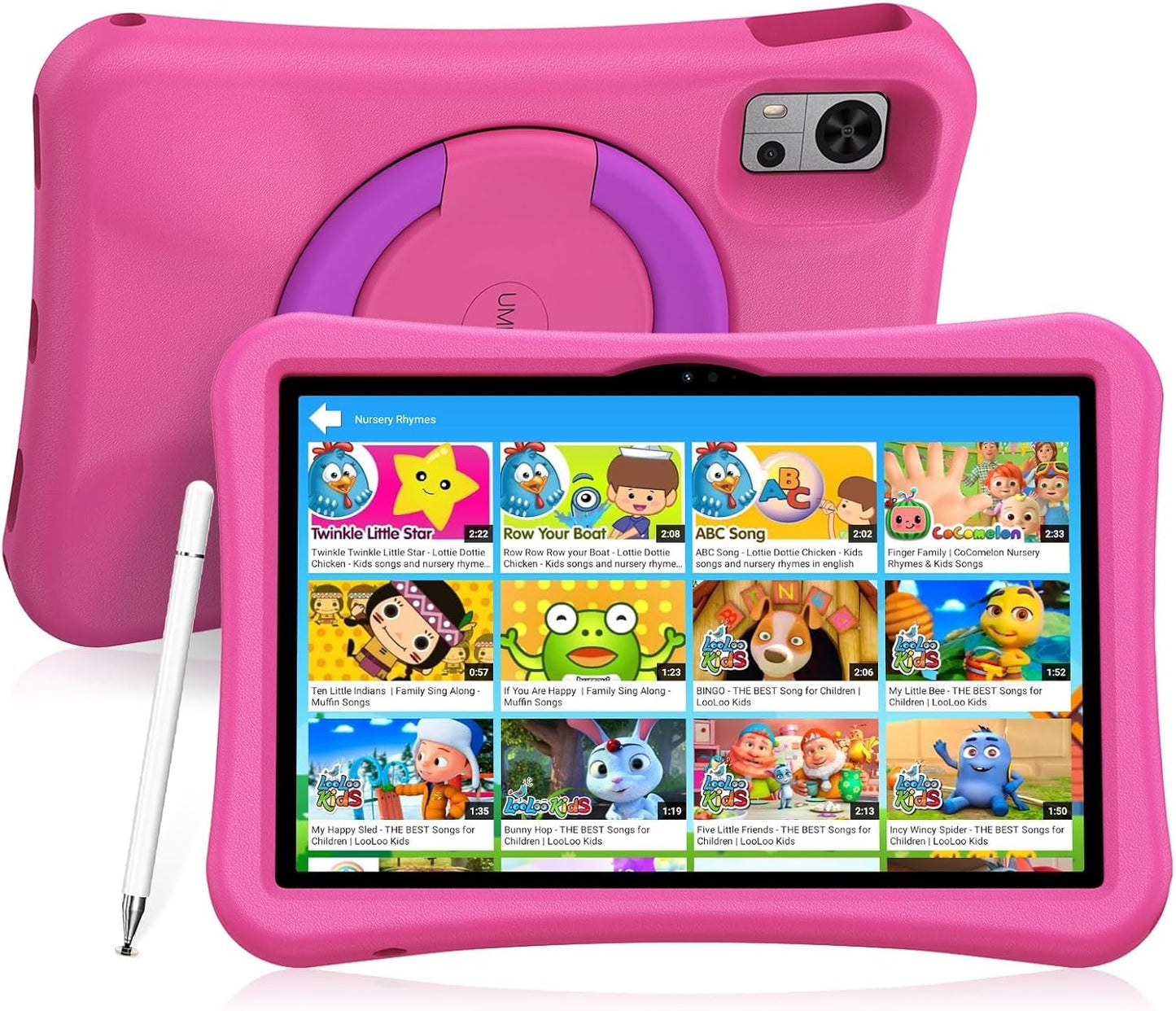 Kinder-Tablet mit Elterlicher Kontrolle, Pink