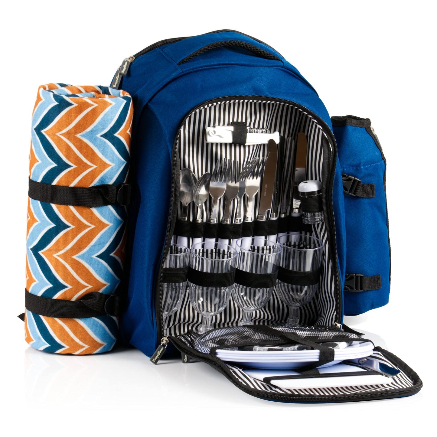 Picknickrucksack, Blau