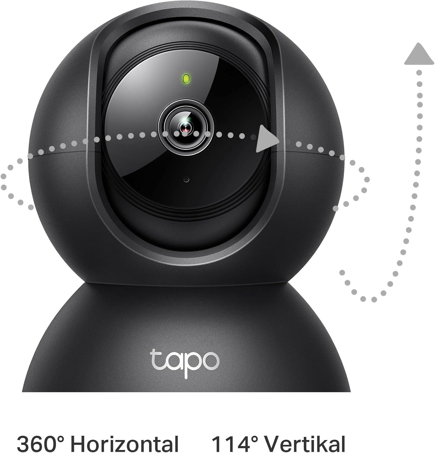 TP-Link C211 Überwachungskamera mit Nachtsicht, 1-pack(Schwarz)