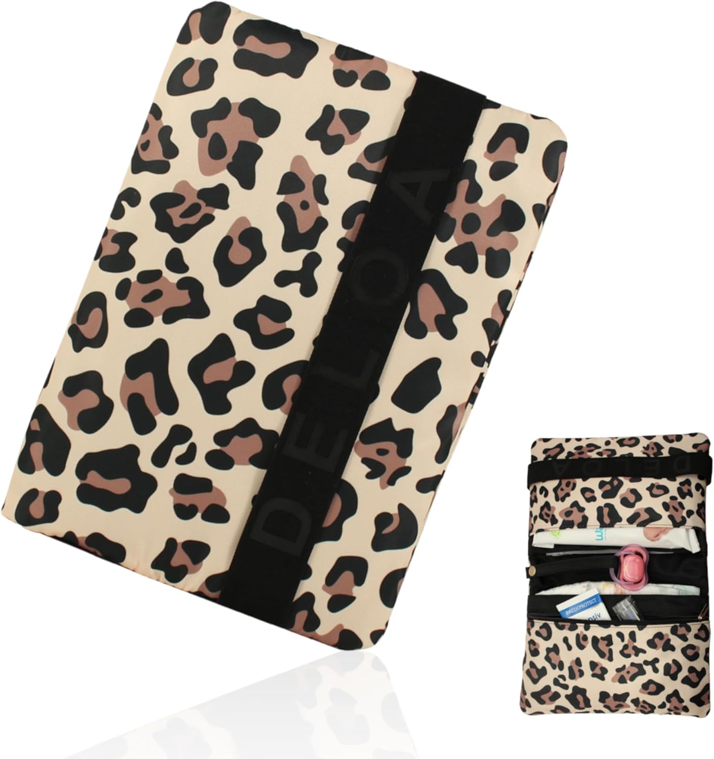 Windeltasche für unterwegs, Leopard