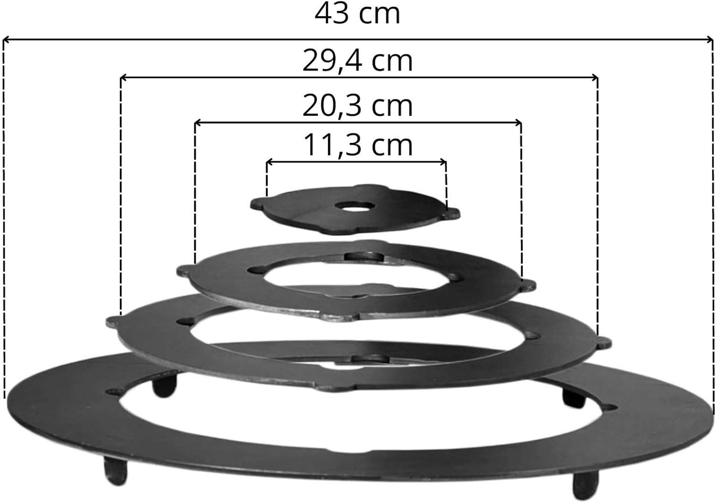 Utschak mit Adapter-Ringen, mit Adapter-Ringe