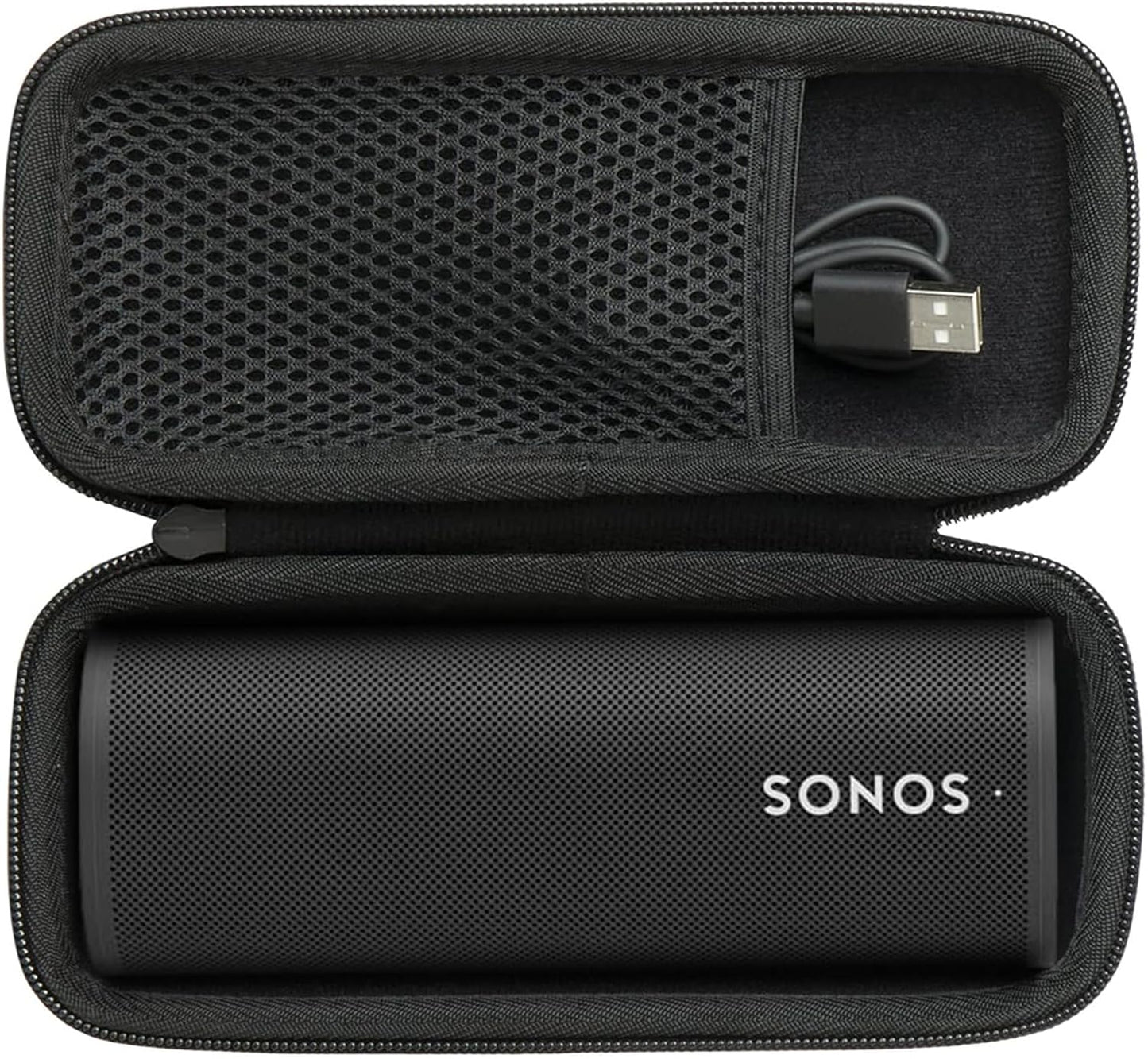 Hartschalen-Reiseetui für Sonos Roam, Schwarz