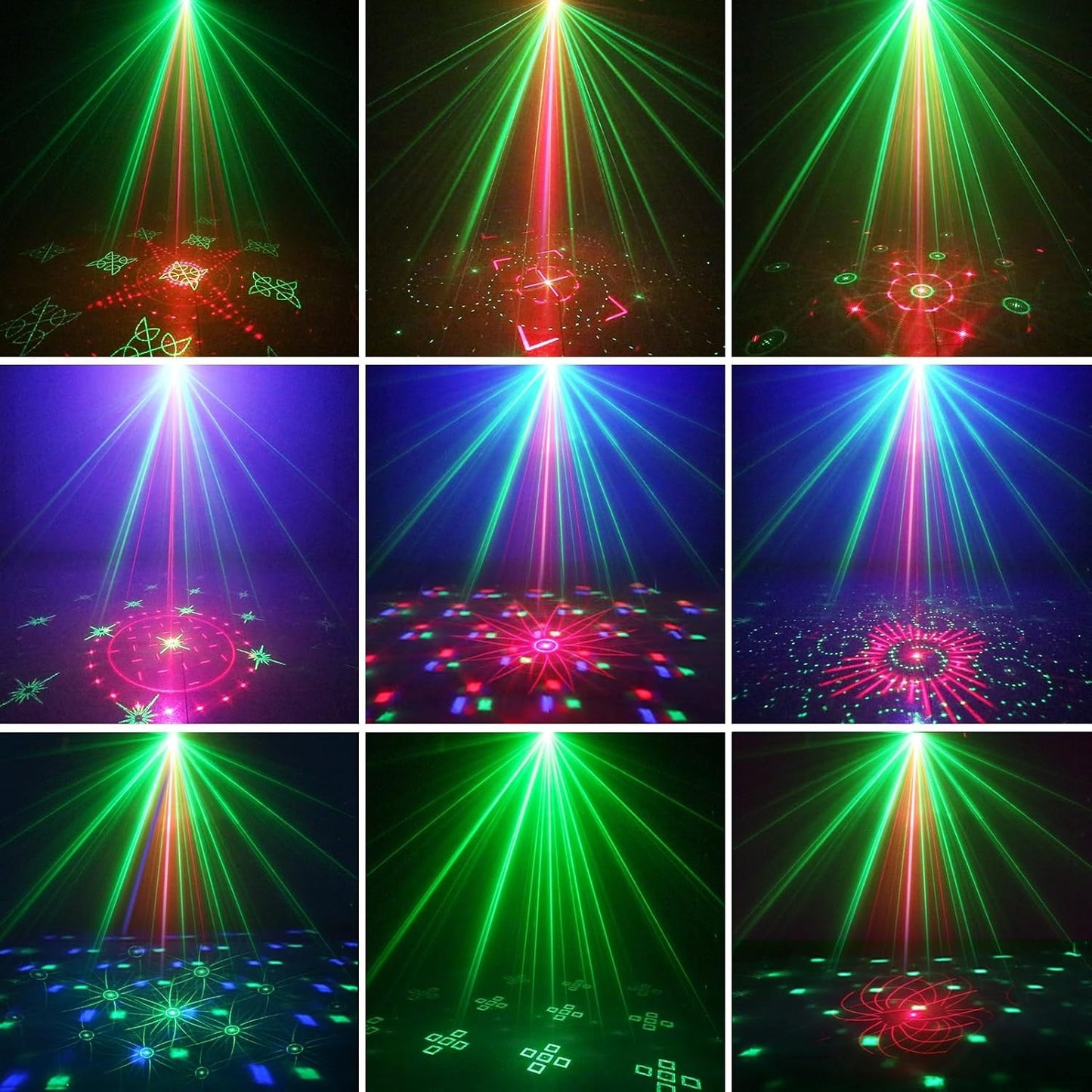 3 in 1 Musikgesteuertes Partylicht R11 mit Fernbedienung