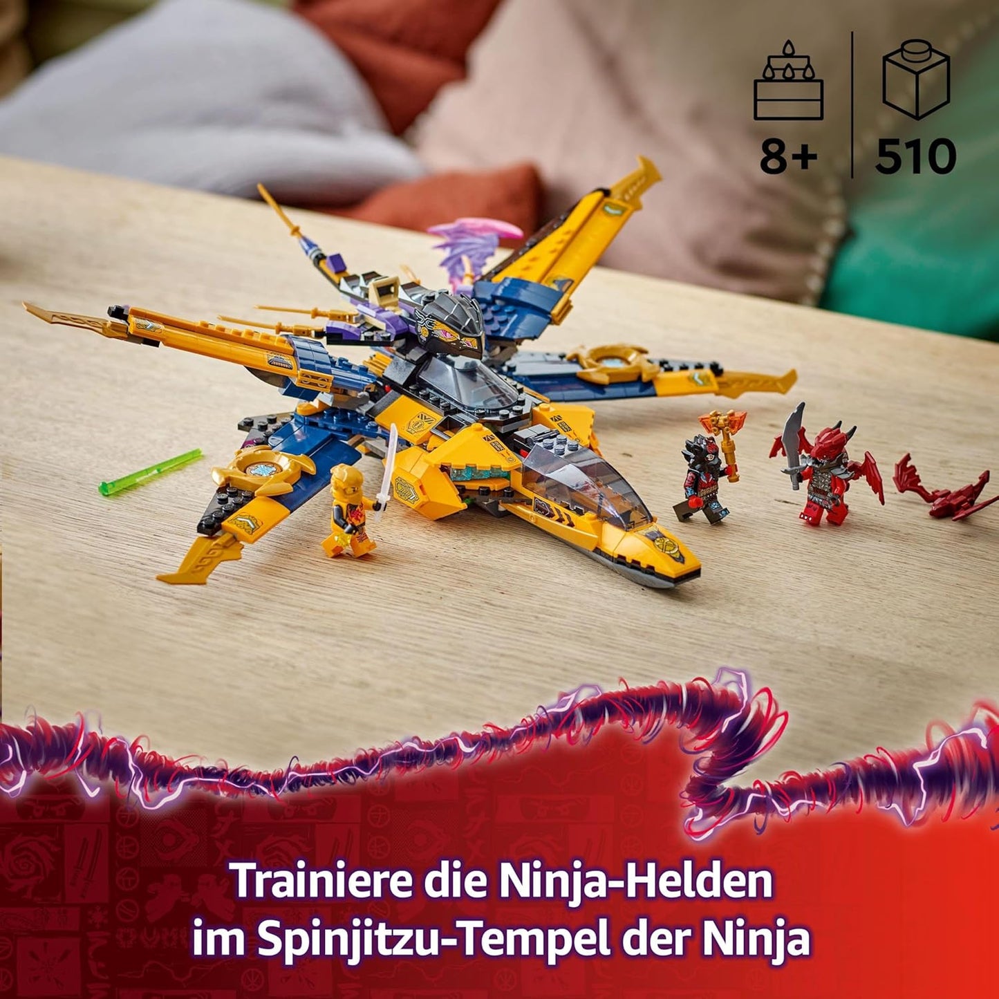 NINJAGO - Ras und Arins Super-Sturmflieger (71833)
