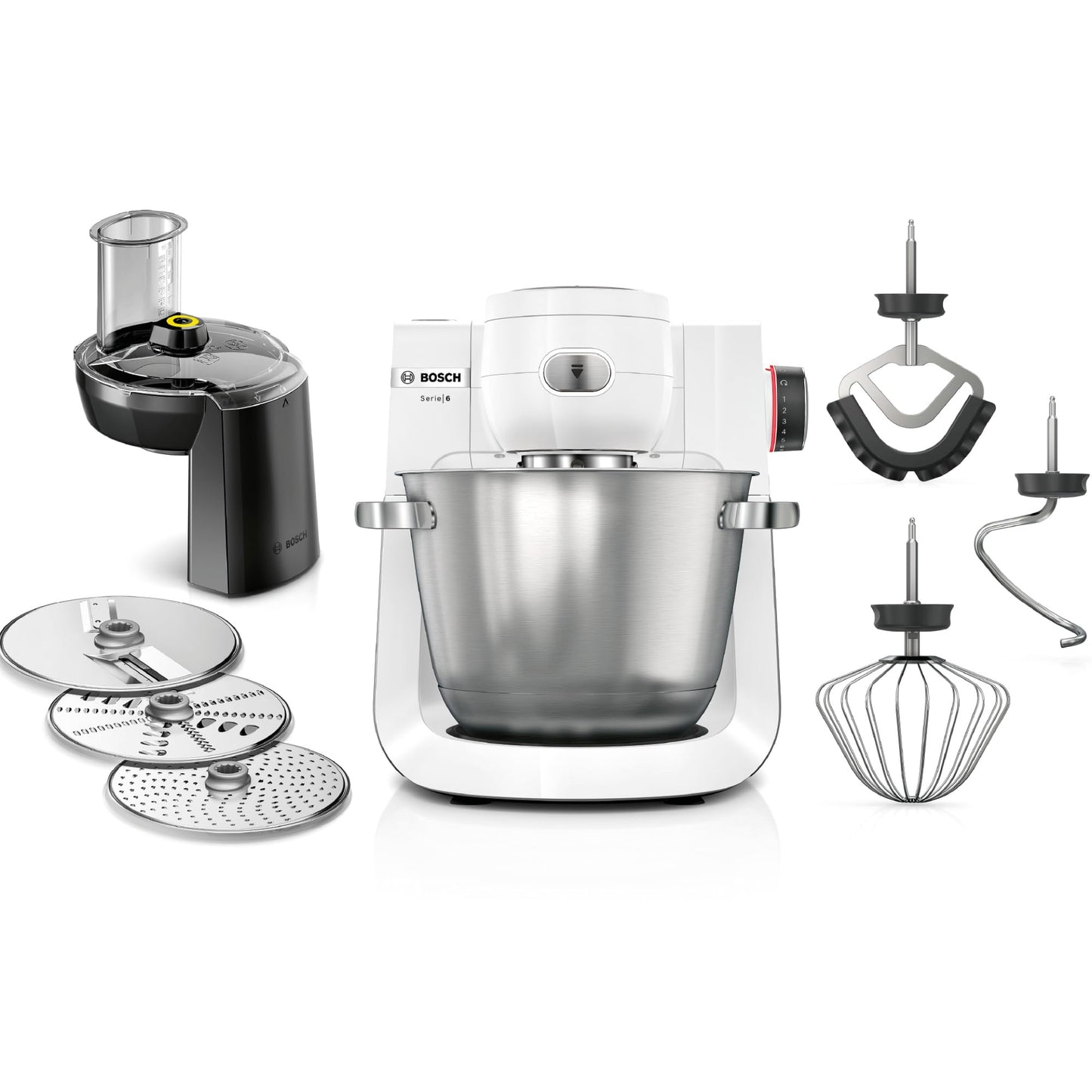 Küchenmaschine Serie 6 MUMS6EW13D, Durchlaufschnitzler Weiss