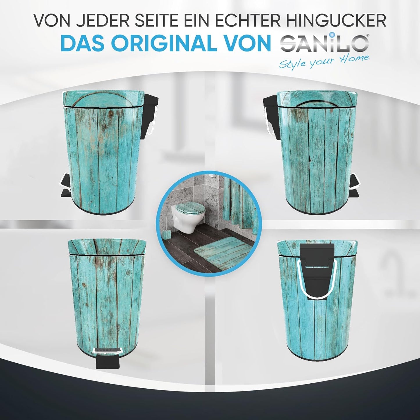Kosmetikeimer mit Absenkautomatik, Lumber