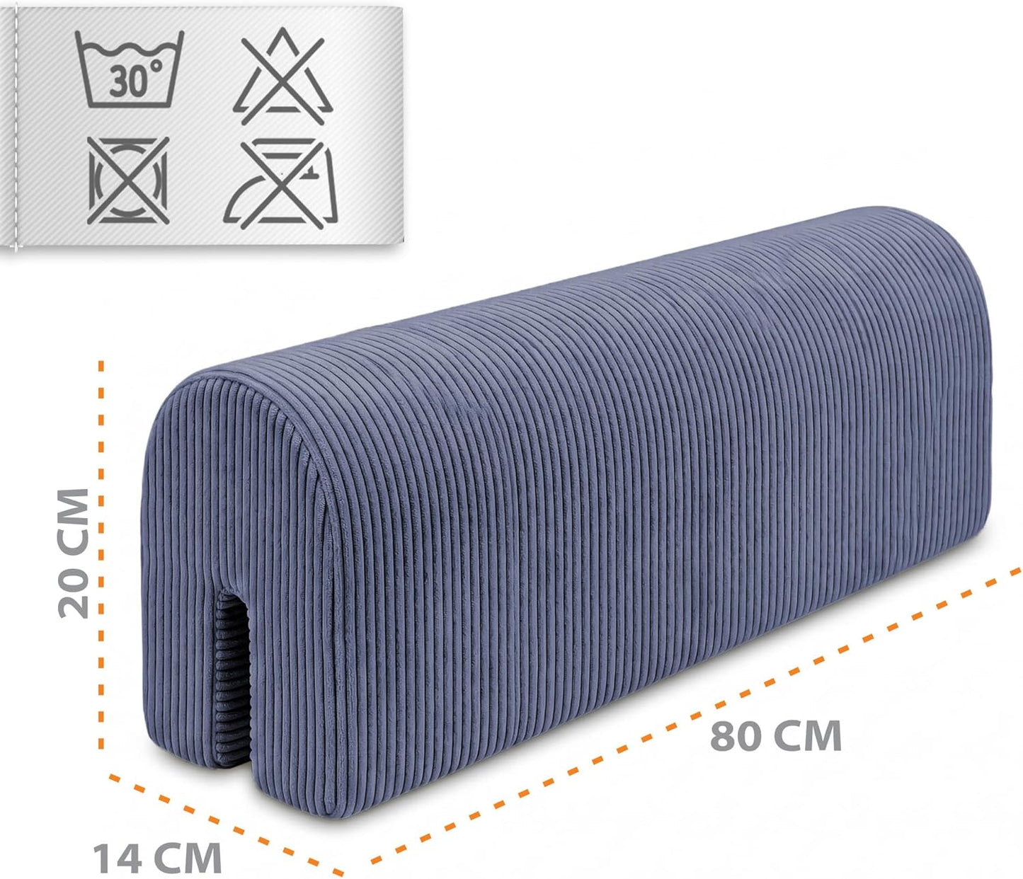 Bettkantenschutz für Kinderbetten, Jeansfarbe 80 cm