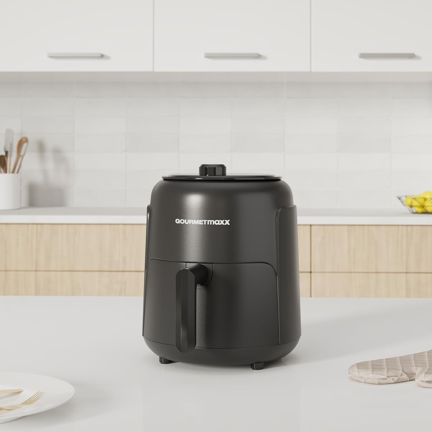 Heissluftfritteuse mit 9 Funktionen & Timer, 2,3 Liter