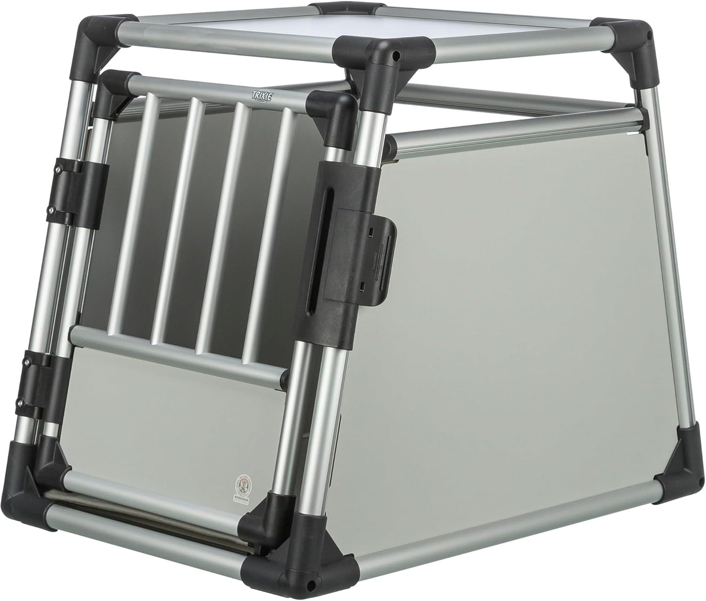 Hunde-Transportbox, L 78 x B 55 x H 62 cm, silber, Einzel-Box