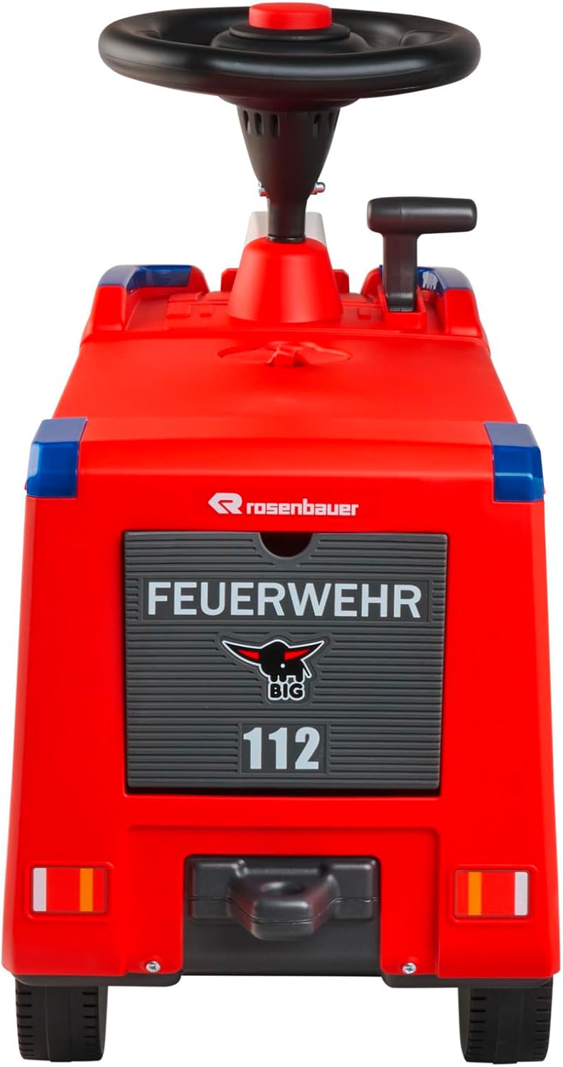 Rutschauto Feuerwehr mit Hupe und Wasserspritzer