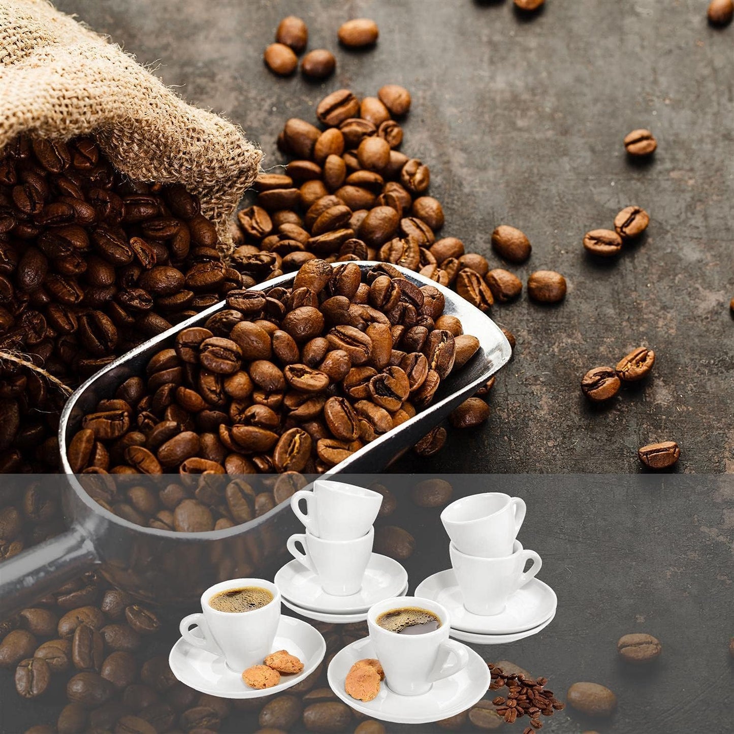 Espressotassen Set New Port, Espressotassen 12 Tlg.