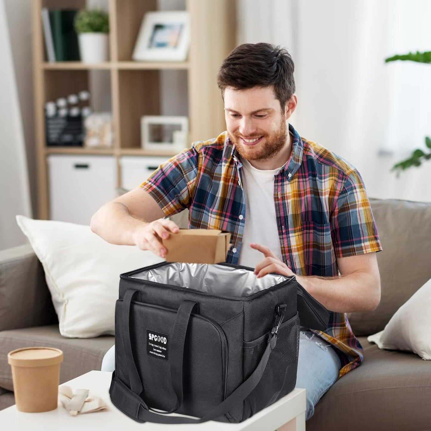 Kühltasche, 30L Schwarz