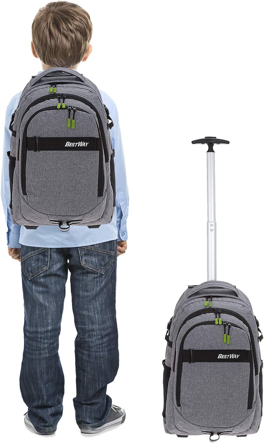 Schultrolley-Set, Dark Side (Grau) 1701
