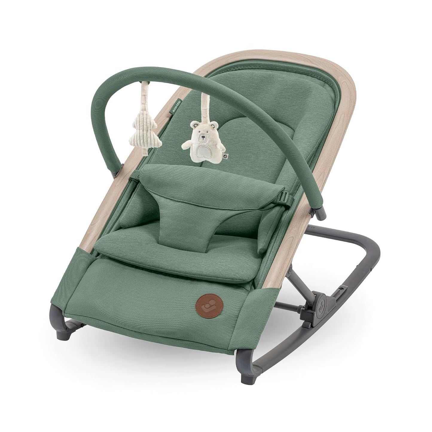 2-in-1-Babywippe Kori mit Spielzeugbogen, Beyond Green