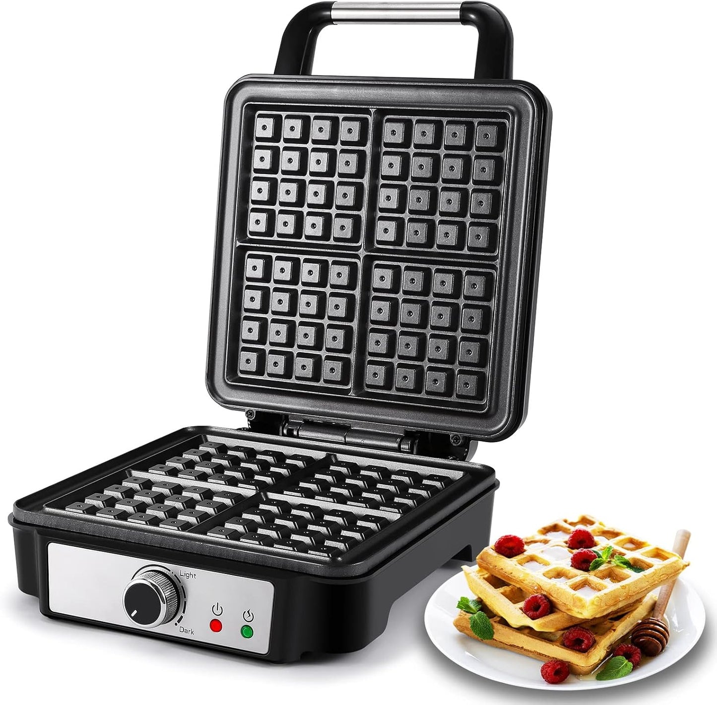 Belgisches Waffeleisen ‎SW-2130M mit Antihaftbeschichtung