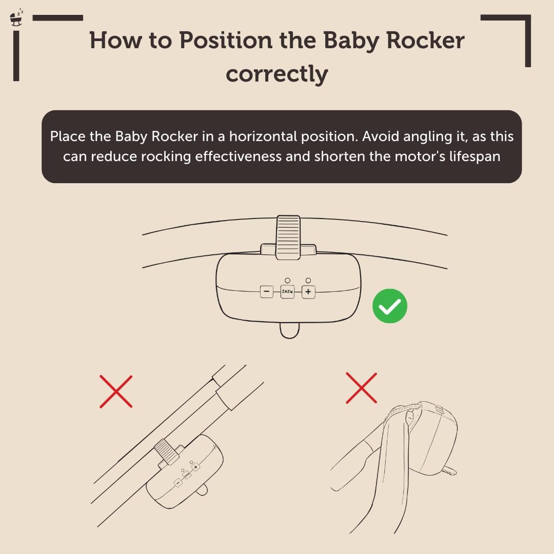 Baby Rocker - Kinderwagenschaukler, Schwarz