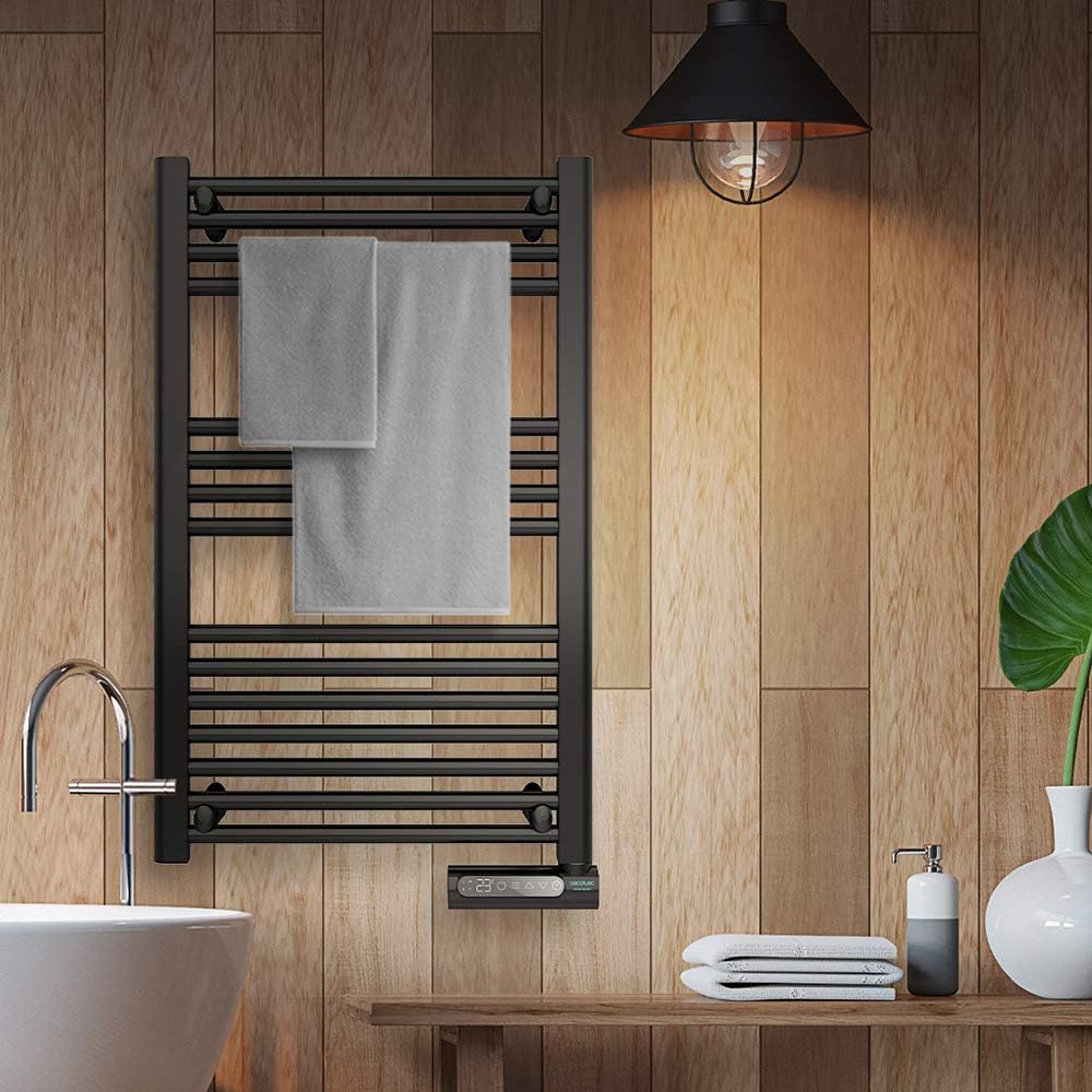 Elektrischer Badheizkörper Ready Warm 9100, 92.7 x 56.3 x 11.5 cm Schwarz