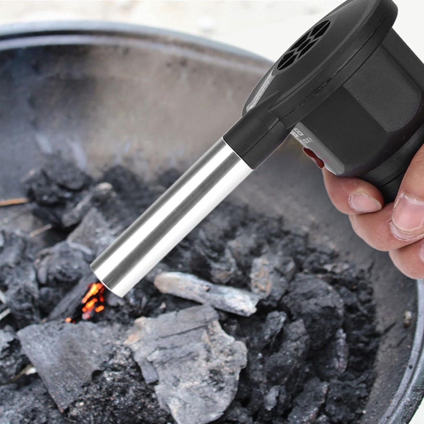 Tragbarer BBQ Ventilator für Camping & Grillen