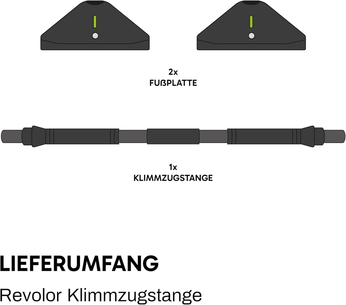 Klimmzugstange für Türrahmen bis 300kg