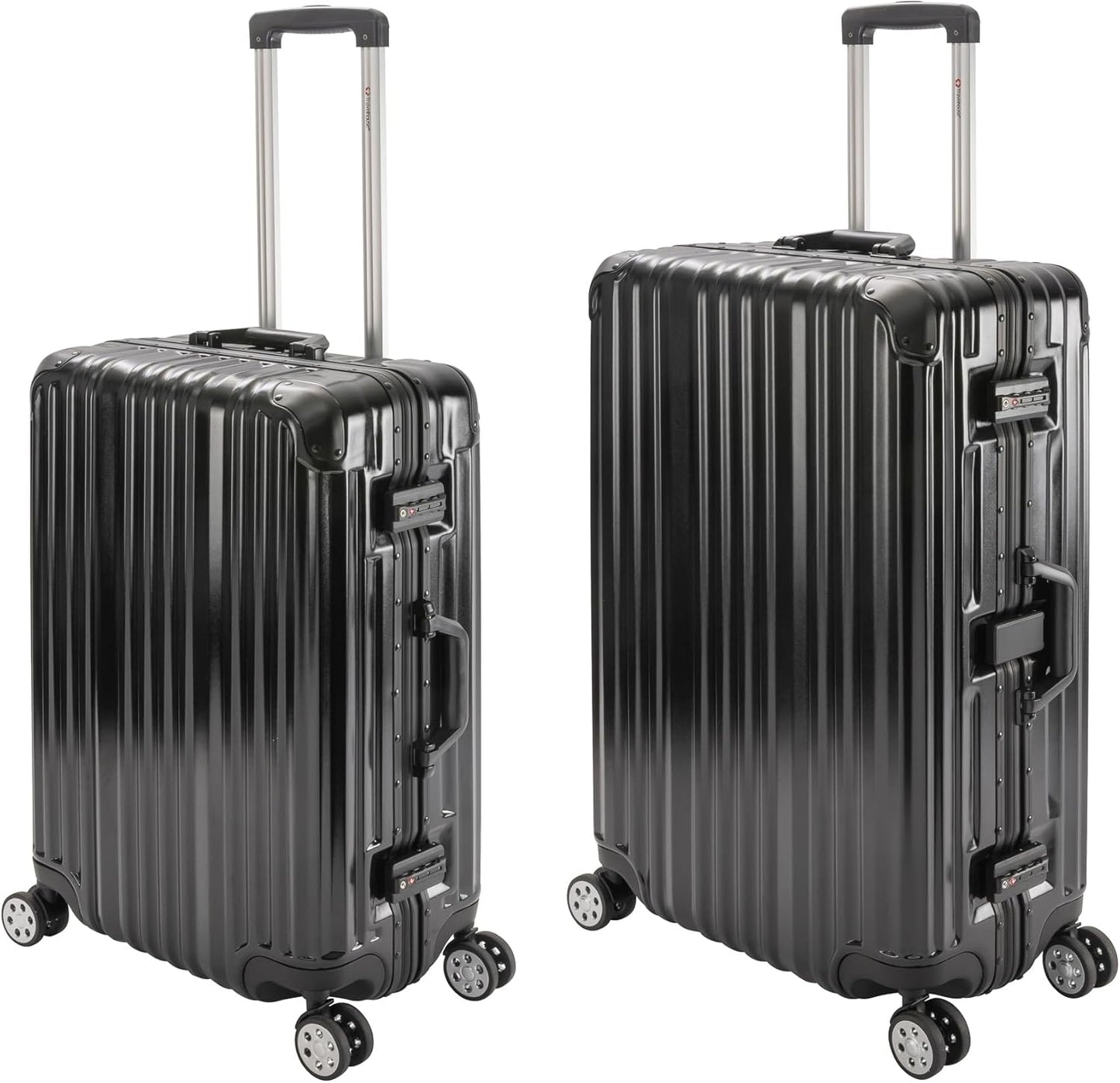 2-teiliges Koffer-Set, Schwarz / Koffer-Set (S+L)