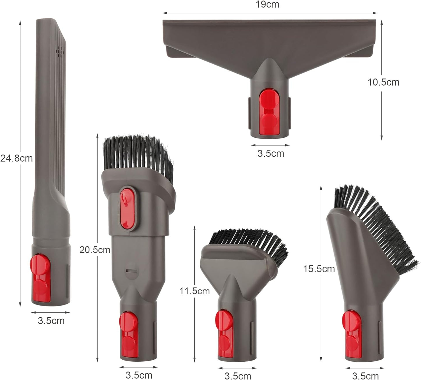 Bürsten-Set für Dyson-Staubsauger