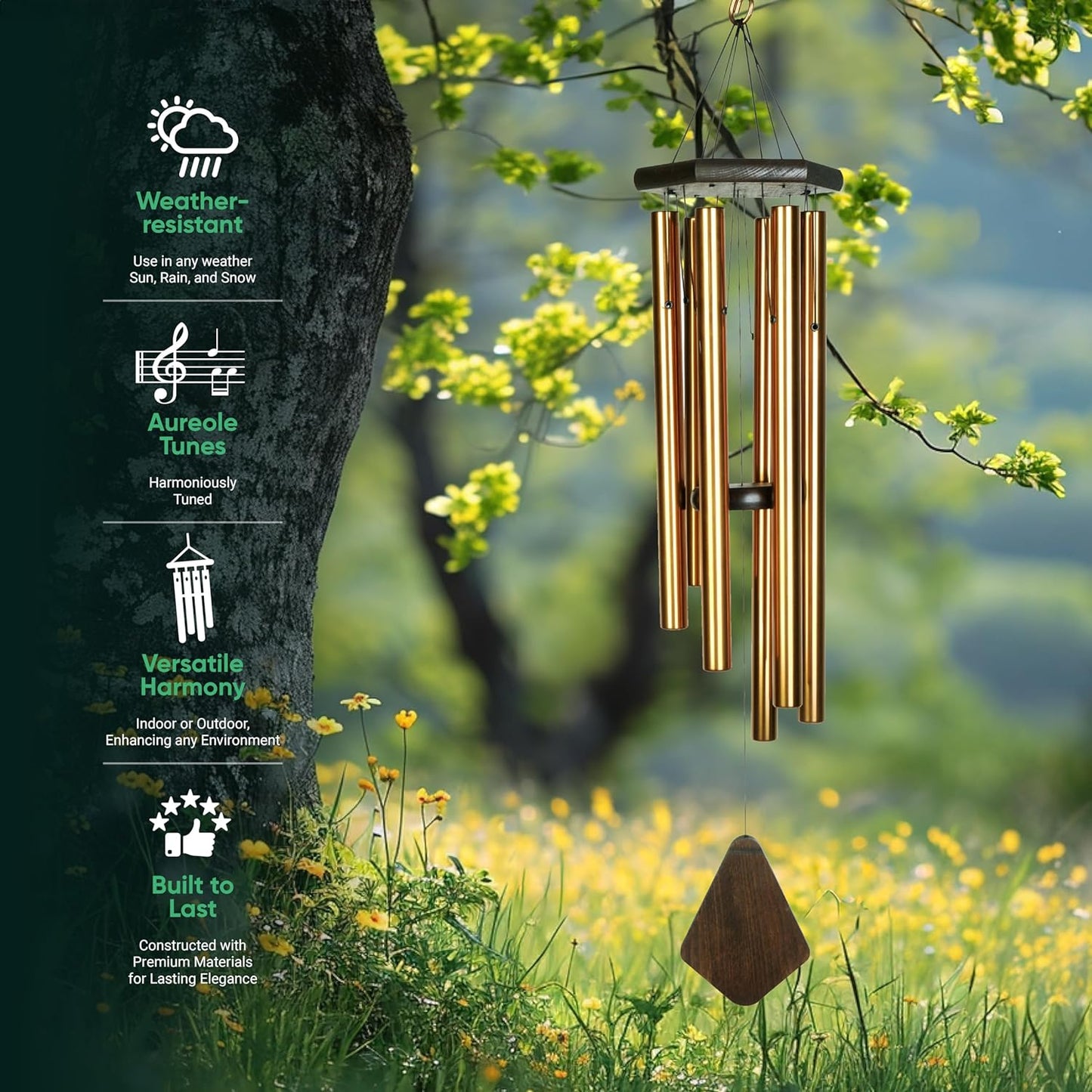 Windspiel, 24-Inch Bronze
