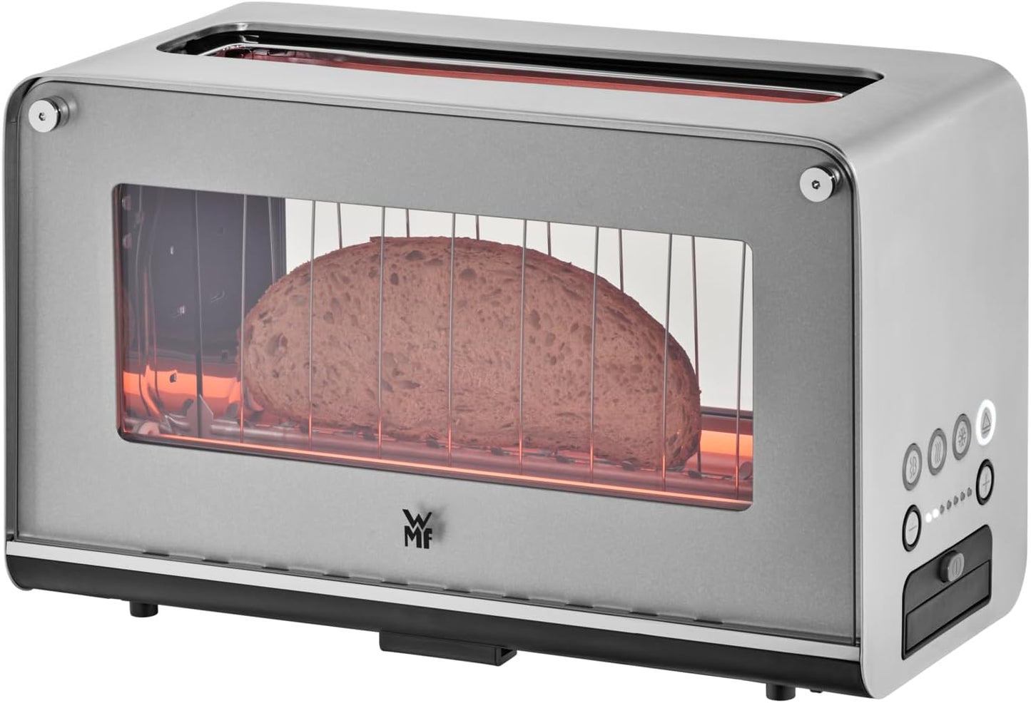 Lono Langschlitztoaster mit Brötchenaufsatz