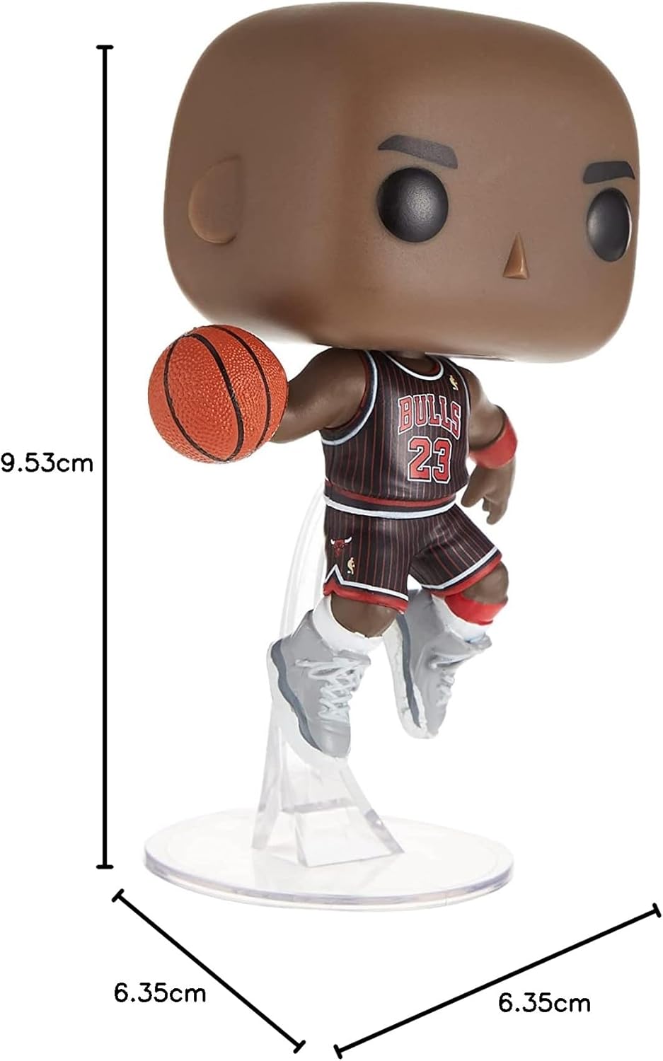 POP! NBA Bulls Michael Jordan w/Jordans (126) EXM, Bulls Pinstripe