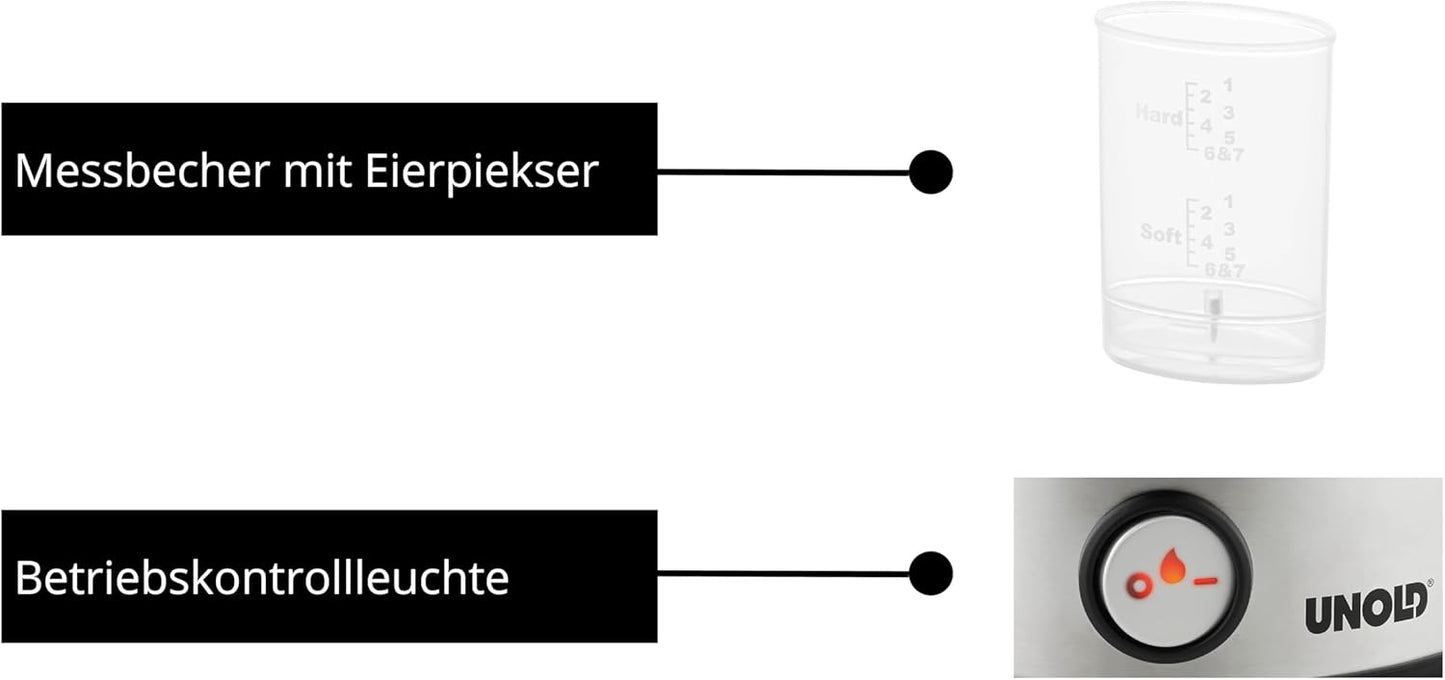 Eierkocher Edel für 1-7 Eier