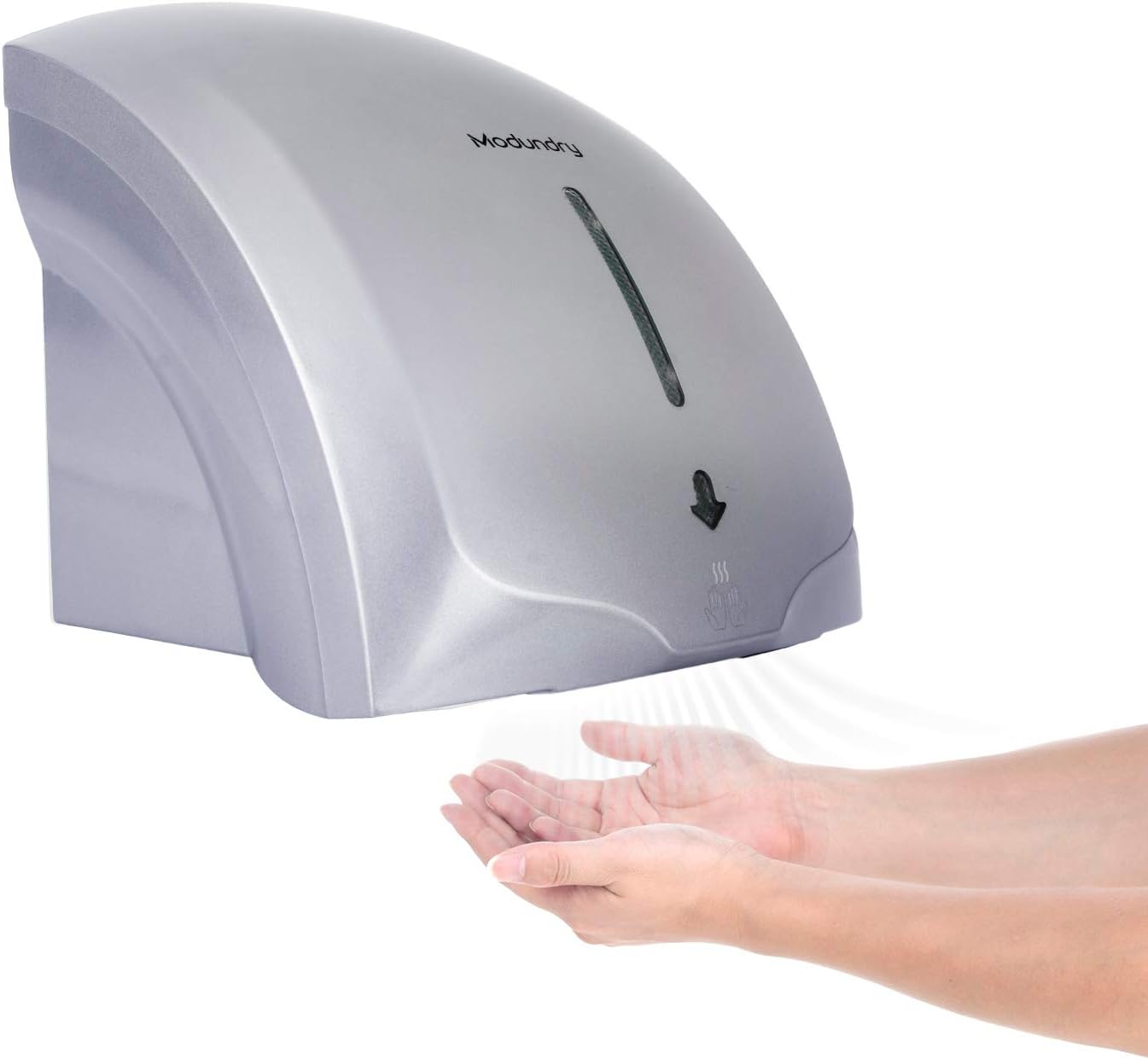 Automatischer Infrarot-Händetrockner, Silber