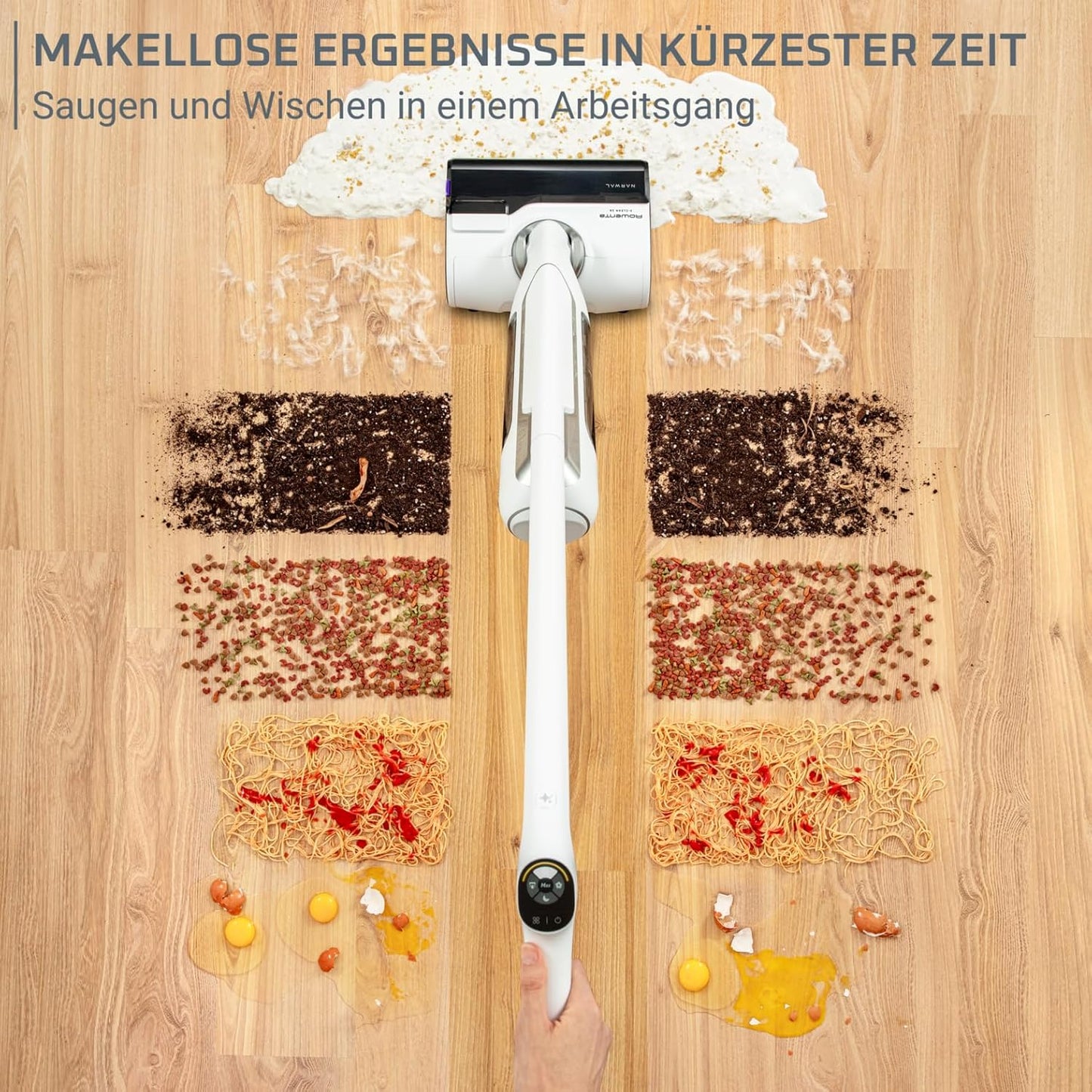 Akku-Nass-Trockensauger X-Clean 10, Weiß