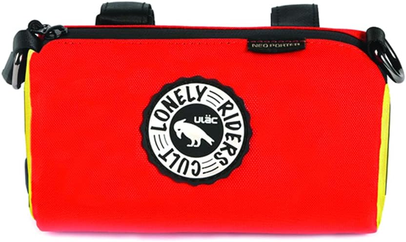 Flaschenhaltertasche mit universeller Befestigung, 1.1L Orange Gelb