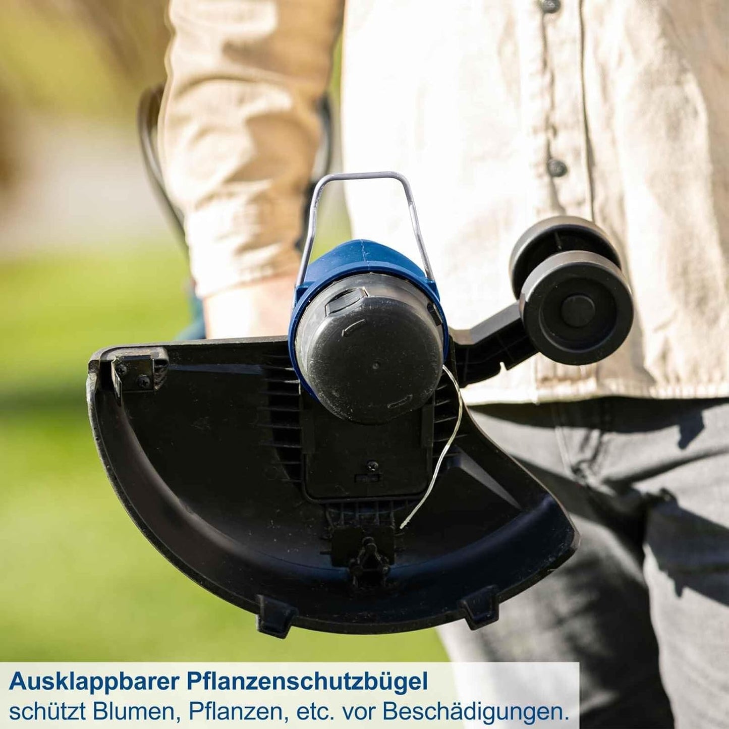 Akku-Rasentrimmer C-LT300-X mit 90° Motorkopf, mit 2x2Ah Akku & Ladegerät