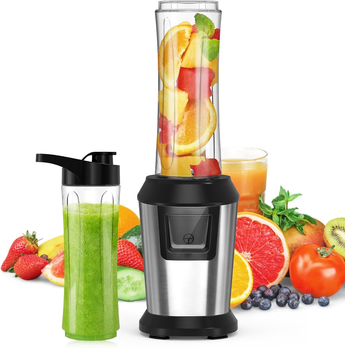 Standmixer mit 2 Smoothie-Flaschen
