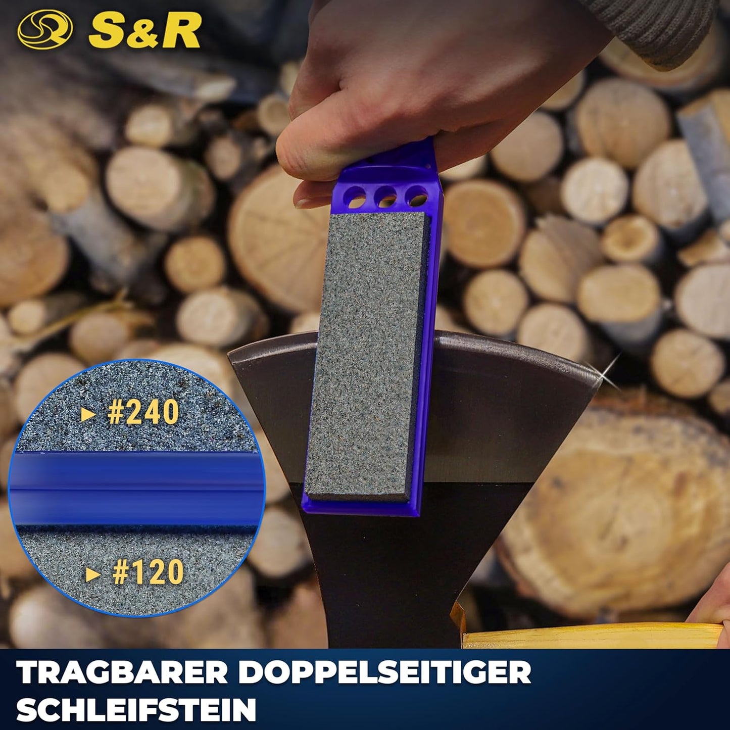Messerschleifstein Set, 5. Set mit Körnung 1000/4000