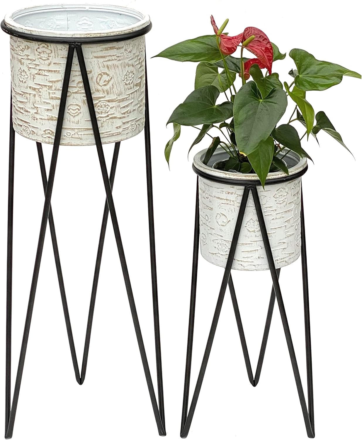 2-teiliges Blumenhocker-Set mit Topf 96043