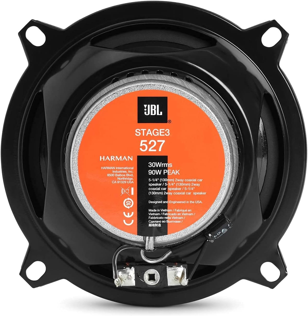 Stage3 527 2-Wege Auto Lautsprecher Set, Single