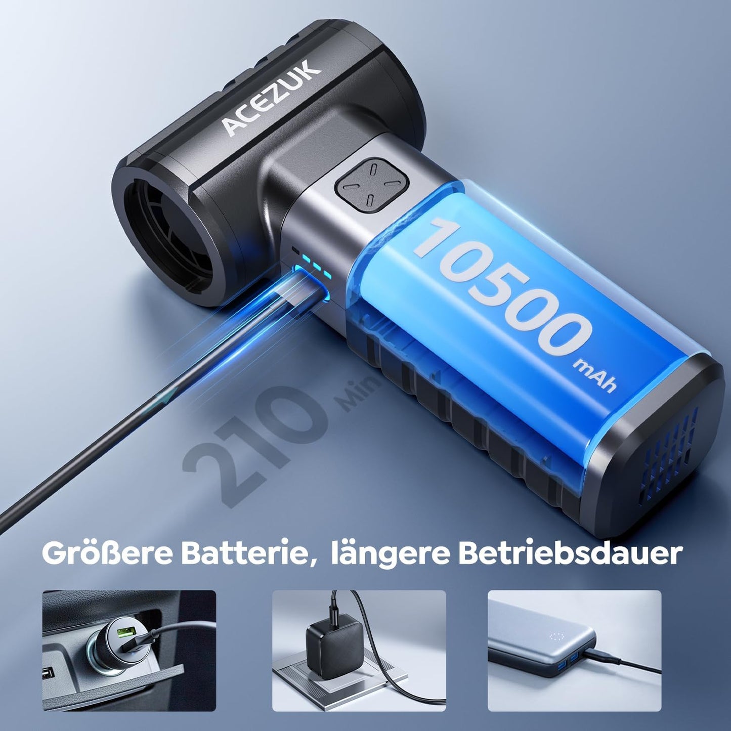 Elektrisches Staubgebläse für PC Reinigung, L