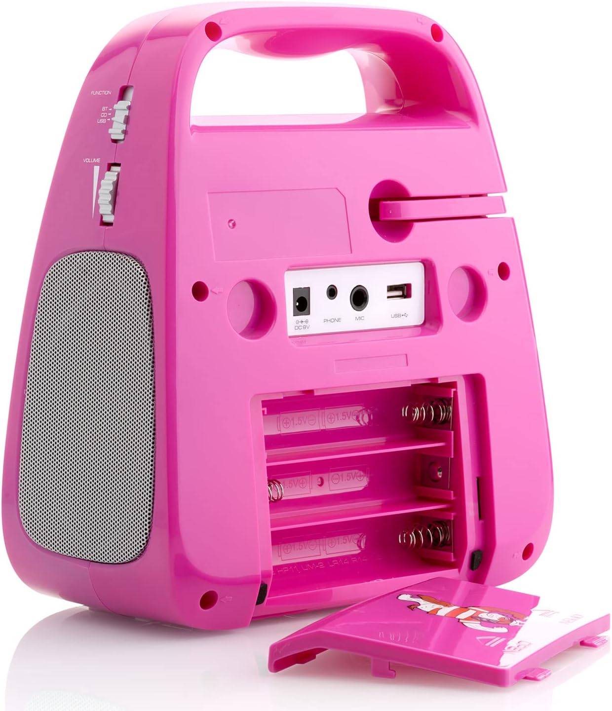 Karaoke-CD-Player mit Mikrofon und Bluetooth