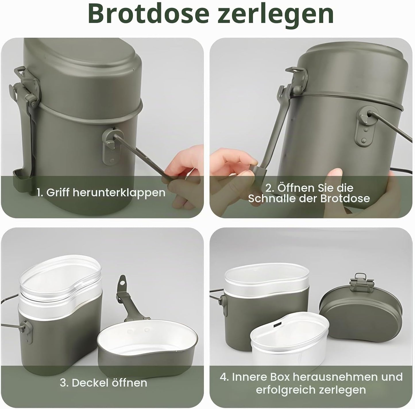 Hitzebeständiges Camping-Essgeschirr-Set