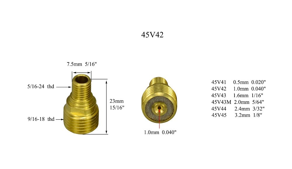 31-teiliges WIG Gaslinse Spannzangen-Set, MIG