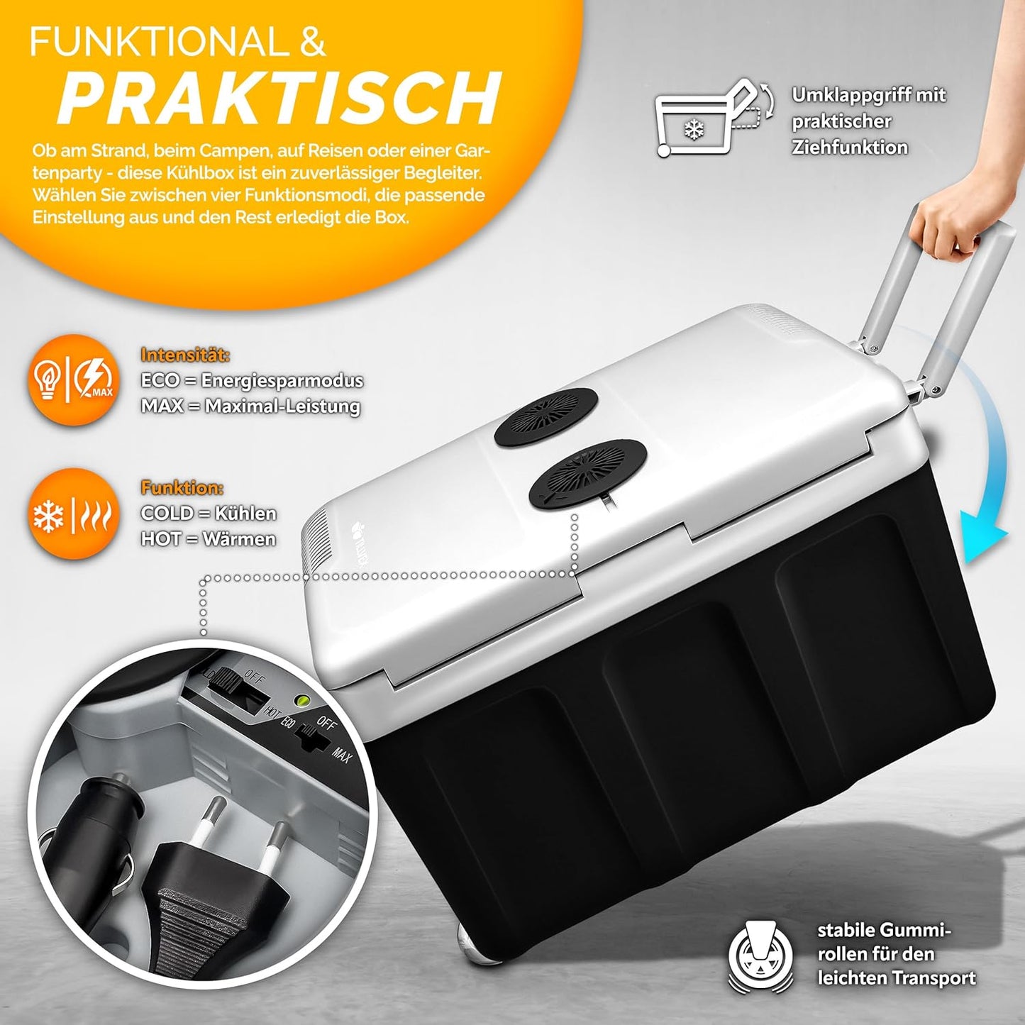 Elektrische Thermobox, Anthrazit