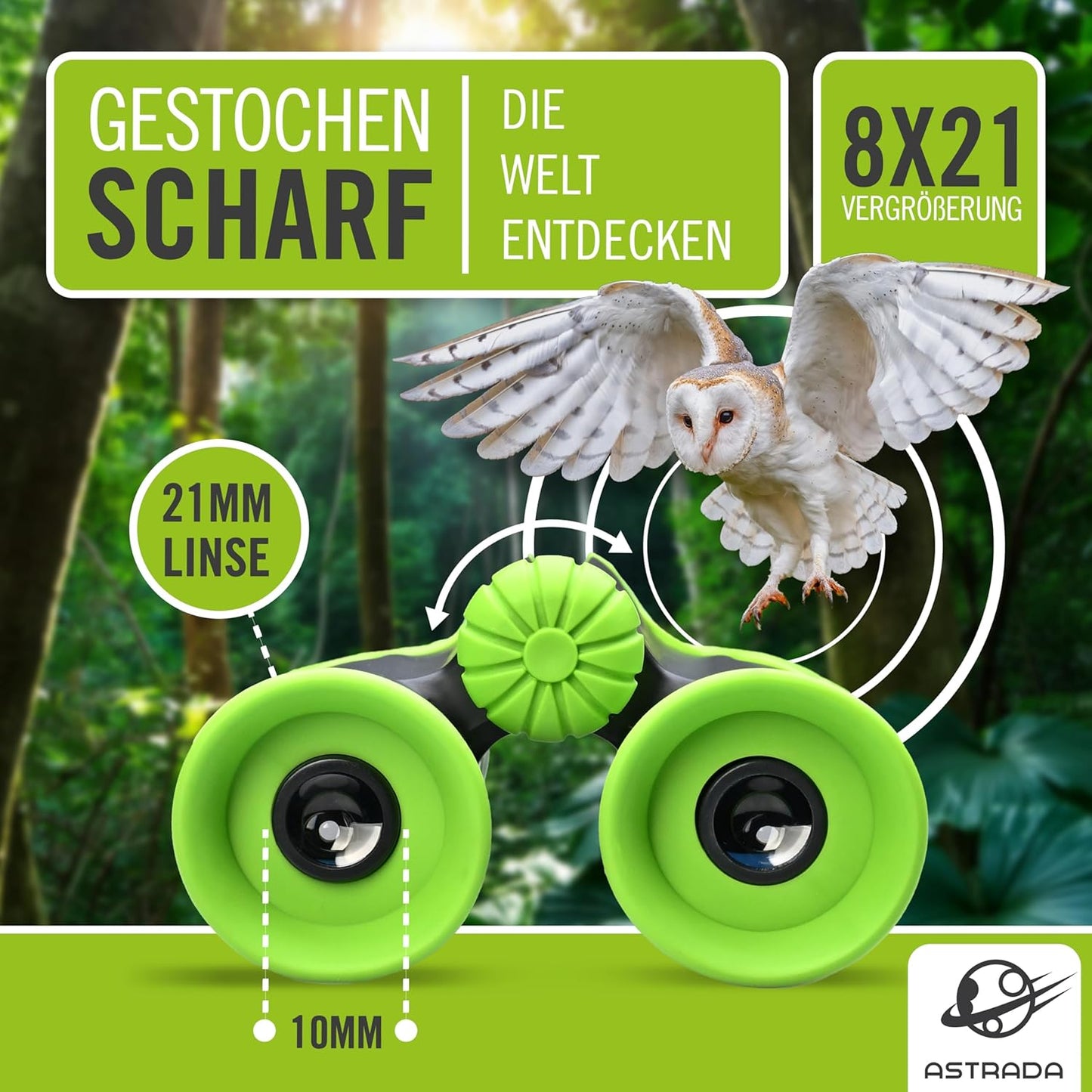 Kinderfernglas mit Zubehör