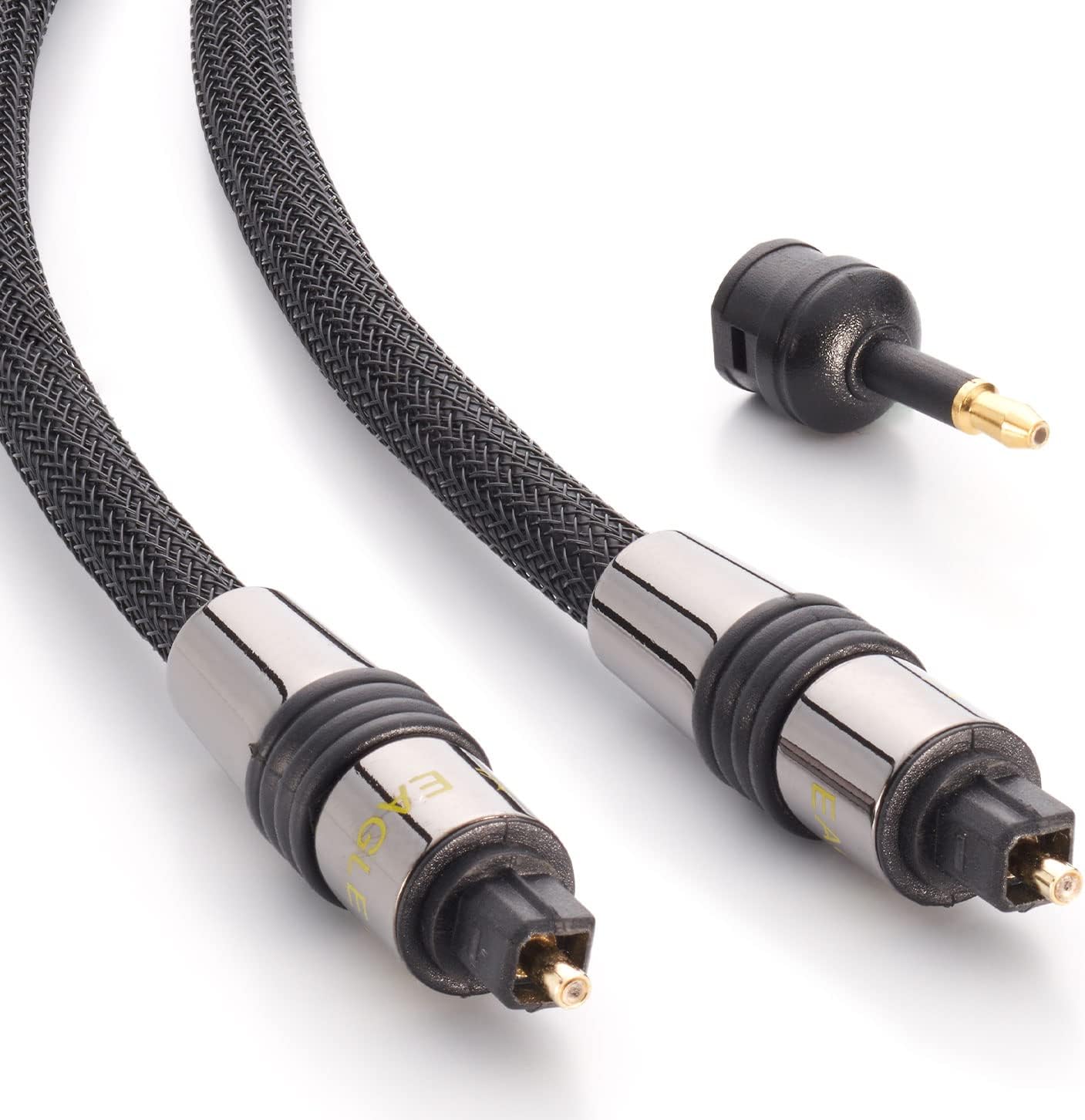 Deluxe Optokabel mit Miniklinken Adapter, 5 m