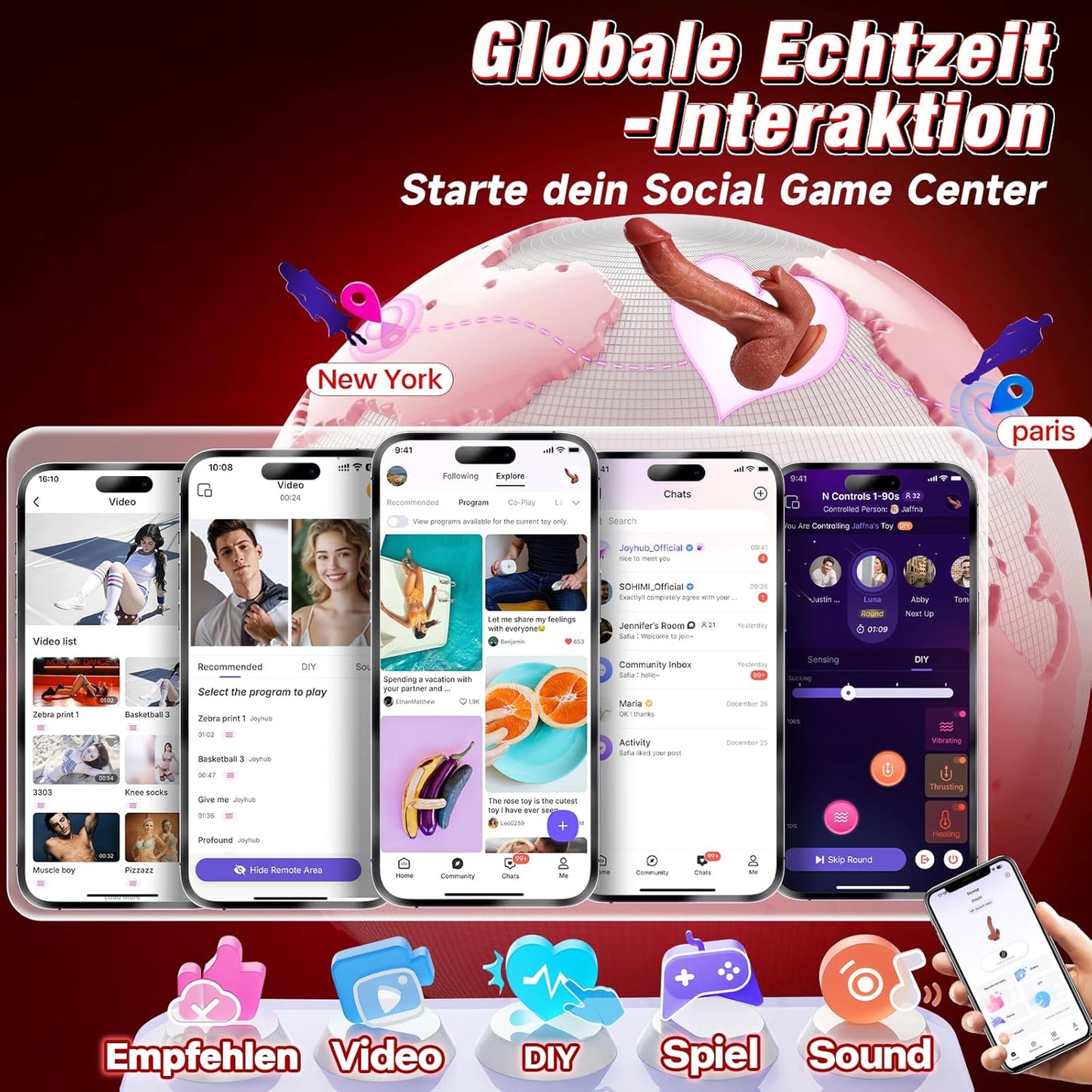 Vibrator mit Leckfunktion & 81 Modi