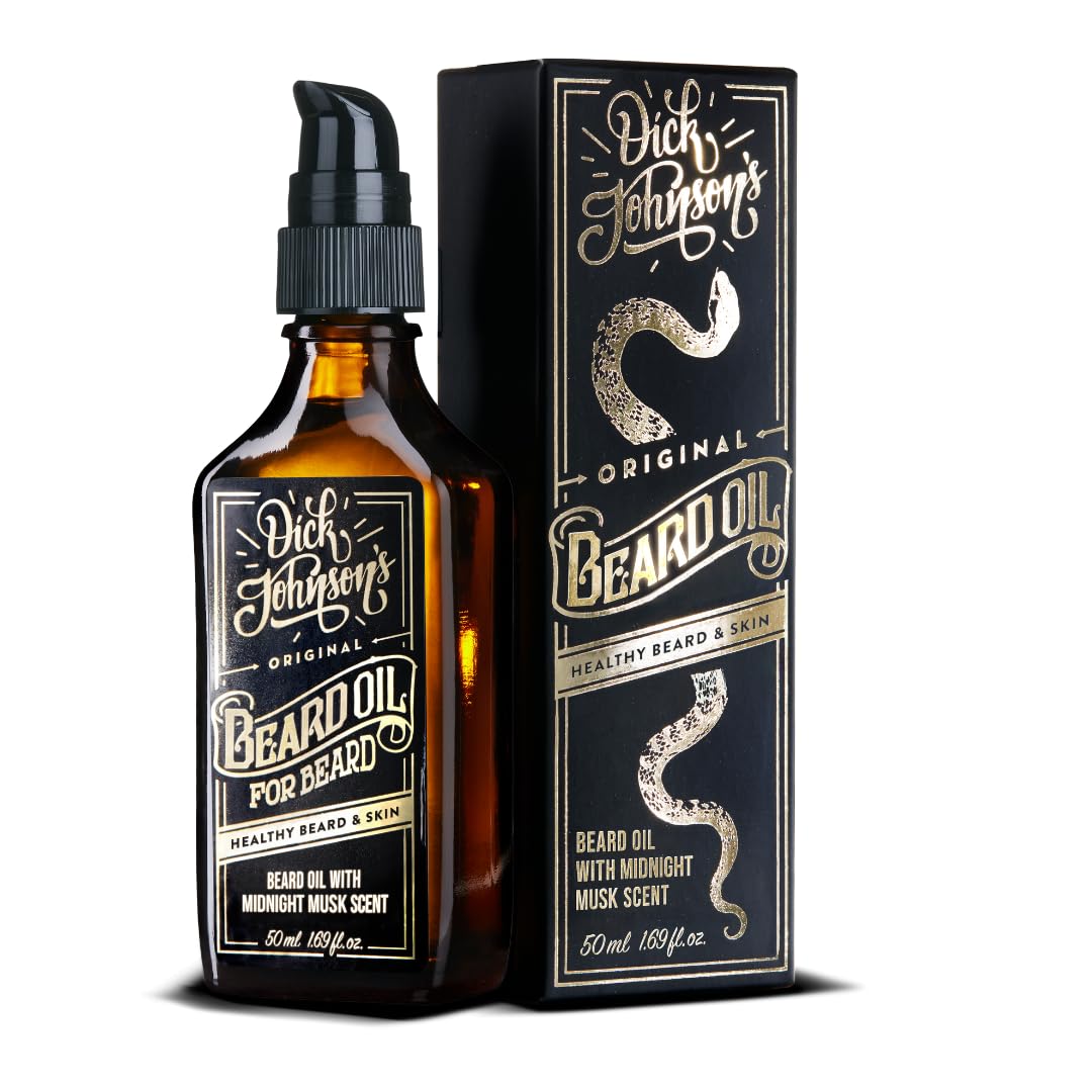 Bartöl Midnight Musk Duft mit Argan-, Jojoba- & Mandelöl, Midnight Musk
