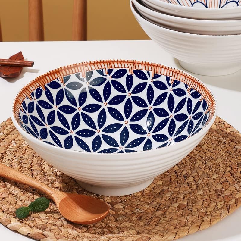 Ramen Suppenschalen-Set mit Löffel & Stäbchen, A